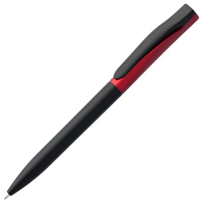 Купить Ручка шариковая Pin Fashion, черно-красный металлик с нанесением
