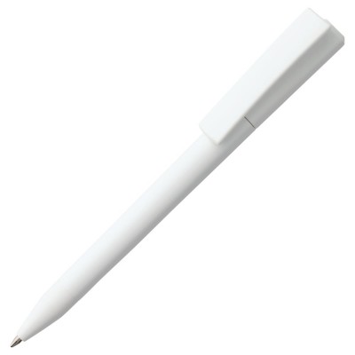Купить Ручка шариковая Elan, белая с нанесением