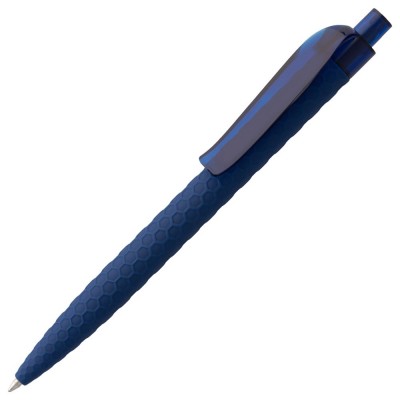 Купить Ручка шариковая Prodir QS04 PRT Honey Soft Touch, синяя с нанесением