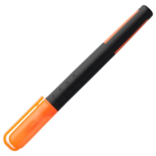 Купить Маркер текстовый Liqeo Pen, оранжевый с нанесением логотипа
