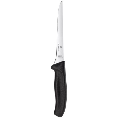 Купить Нож кухонный обвалочный Victorinox Swiss Classic, черный с нанесением логотипа
