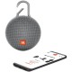Купить Беспроводная колонка JBL Clip 3, серая с нанесением логотипа