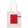 Купить Холщовая сумка Dropper, складная, красная с нанесением логотипа