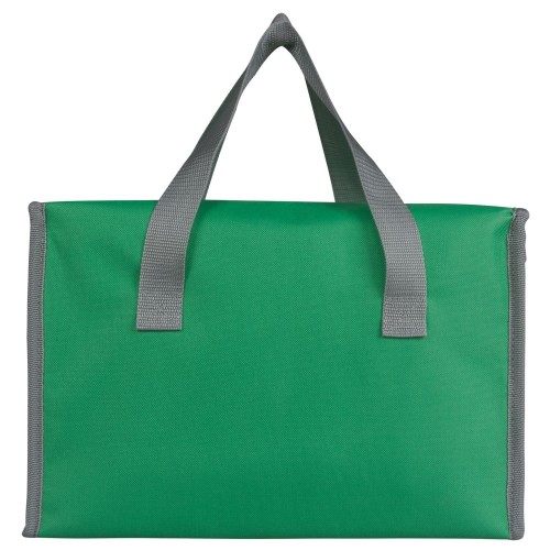 Купить Сумка холодильник Glacier, зеленая с нанесением логотипа