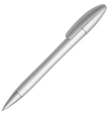 Ручка шариковая Moon Metallic, серебристая
