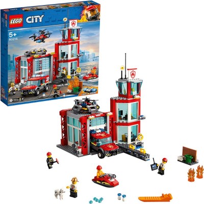 Купить Конструктор «LEGO City. Пожарное депо» с нанесением