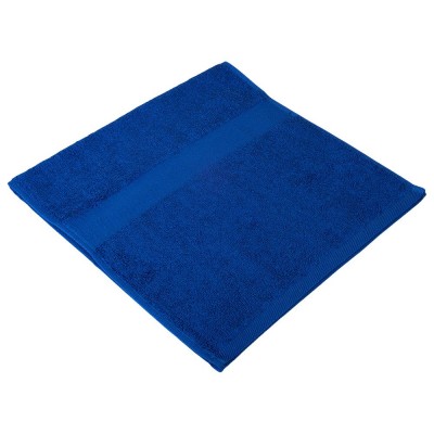 Купить Полотенце махровое Soft Me Small, синее с нанесением логотипа