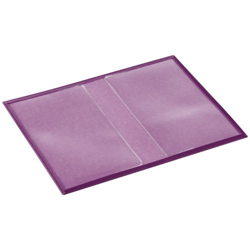 Купить Обложка для паспорта Twill, сиреневая с нанесением логотипа