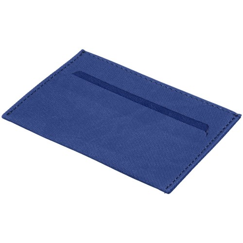 Купить Чехол для карточек Twill, синий с нанесением логотипа