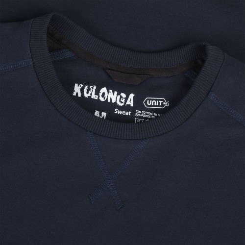 Купить Свитшот женский Kulonga Sweat, темно-синий с нанесением логотипа