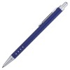 Купить Ручка шариковая Techno, синяя с нанесением логотипа