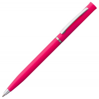 Купить Ручка шариковая Euro Chrome, розовая с нанесением