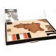 Купить Деревянная карта мира World Map Wall Decoration Exclusive, красное дерево с нанесением логотипа