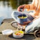 Купить Ланчбокс Club Bento Organic, синий с нанесением логотипа