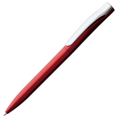 Купить Ручка шариковая Pin Silver, красный металлик с нанесением