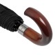 Купить Складной зонт Wood Classic S, черный с нанесением логотипа