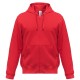 Купить Толстовка мужская Hooded Full Zip красная с нанесением логотипа