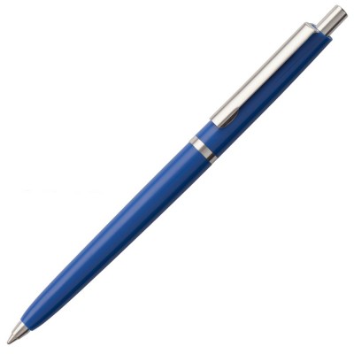 Купить Ручка шариковая Classic, ярко-синяя с нанесением
