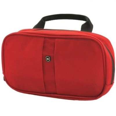 Купить Несессер Overnight Essentials Kit, красный с нанесением логотипа