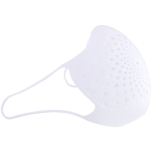 Купить Многоразовая маска с прополисом PropMask, силиконовая, белая с нанесением логотипа