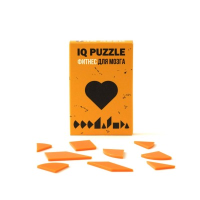 Купить Головоломка IQ Puzzle, сердце с нанесением логотипа