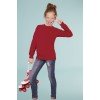 Купить Толстовка детская New Supreme Kids 280, красная с нанесением логотипа