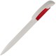 Купить Ручка шариковая Bio-Pen, белая с красным с нанесением логотипа
