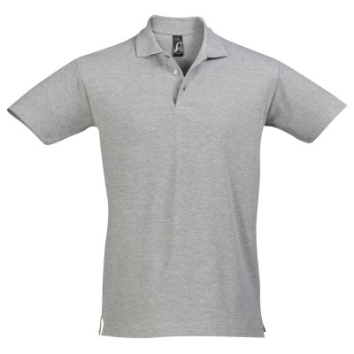 Купить Рубашка поло мужская SPRING 210, серый меланж с нанесением