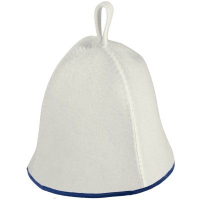 Купить Банная шапка Heat Off Colour, с синей окантовкой с нанесением логотипа