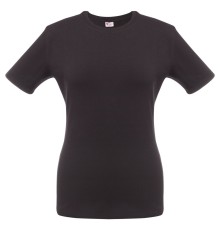 Футболка женская T-bolka Stretch Lady, черная