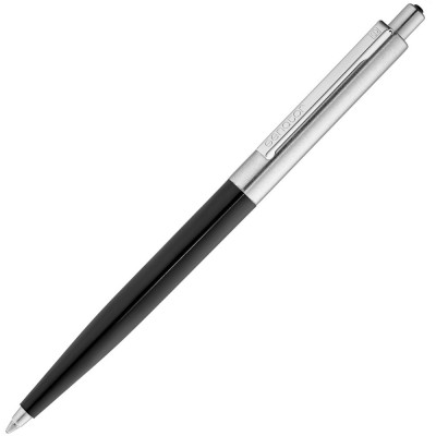Купить Ручка шариковая Senator Point Metal, черная с нанесением логотипа