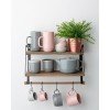 Купить Чашка для латте Cafe Concept, розовая с нанесением логотипа