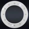 Купить Часы настенные The Only Clock, белые с нанесением логотипа