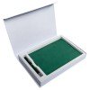 Купить Коробка Silk под ежедневник и ручку, серебристая с нанесением логотипа