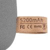Купить Внешний аккумулятор Pebble 5200 мАч, серый с нанесением логотипа