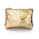 Купить Кошелек SNAKESKIN, золотистый с нанесением логотипа