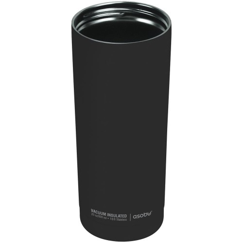 Купить Термостакан Superb Sippy с трубочкой, черный с нанесением логотипа