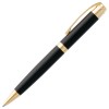 Купить Ручка шариковая Razzo Gold, черная с нанесением логотипа
