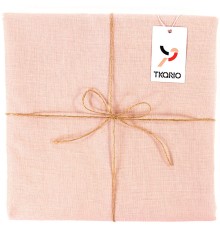 Скатерть Essential с пропиткой, квадратная, розовая