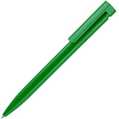 Купить Ручка шариковая Liberty Polished, зеленая с нанесением логотипа