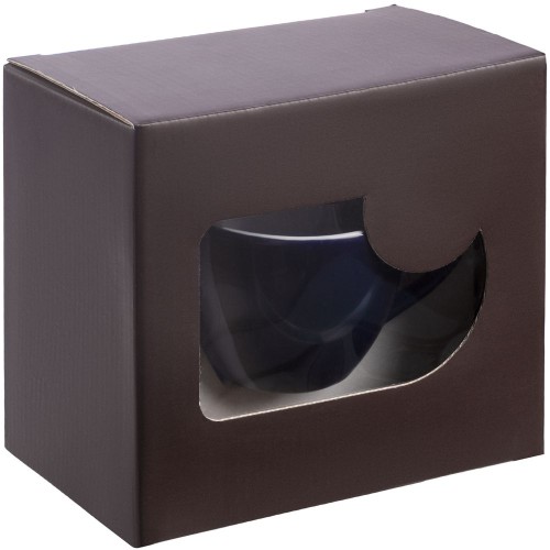 Купить Кофейная пара Refined в подарочной упаковке, темно-синяя с нанесением логотипа