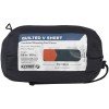 Купить Чехол для туристического коврика Quilted V Sheet, серо-оранжевый с нанесением логотипа