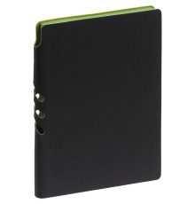 Ежедневник Flexpen Black, недатированный, черный с зеленым