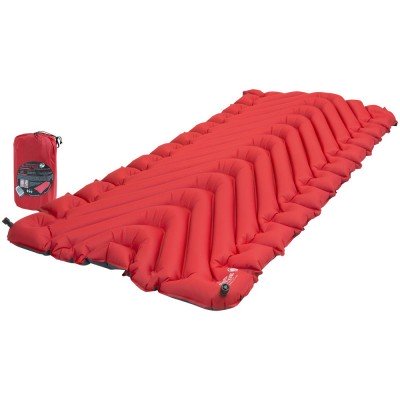 Купить Надувной коврик Insulated Static V Luxe, красный с нанесением логотипа