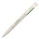Купить Ручка шариковая Bio-Pen, белая с зеленым с нанесением логотипа
