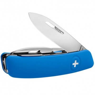 Купить Швейцарский нож D03, синий с нанесением