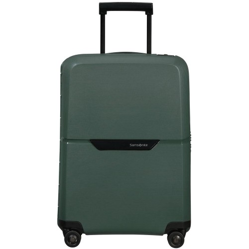 Купить Чемодан для ручной клади Magnum Eco S, темно-зеленый с нанесением логотипа