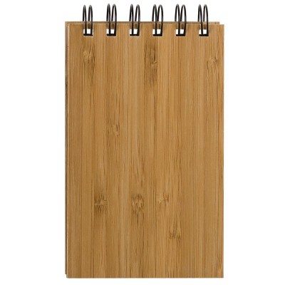 Купить Блокнот на кольцах Bamboo Simple с нанесением