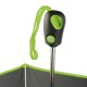 Купить Складной зонт Drizzle, черным с зеленым с нанесением логотипа