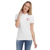 Купить Рубашка поло женская «Разделение труда. Докторро», белая с нанесением логотипа
